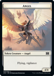 Zombie // Angel Double-Sided Token [Double Masters 2022 Tokens]