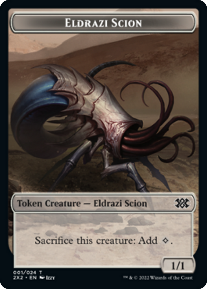 Saproling // Eldrazi Scion Double-Sided Token [Double Masters 2022 Tokens]