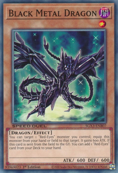 Black Metal Dragon [SGX3-ENB07] Common