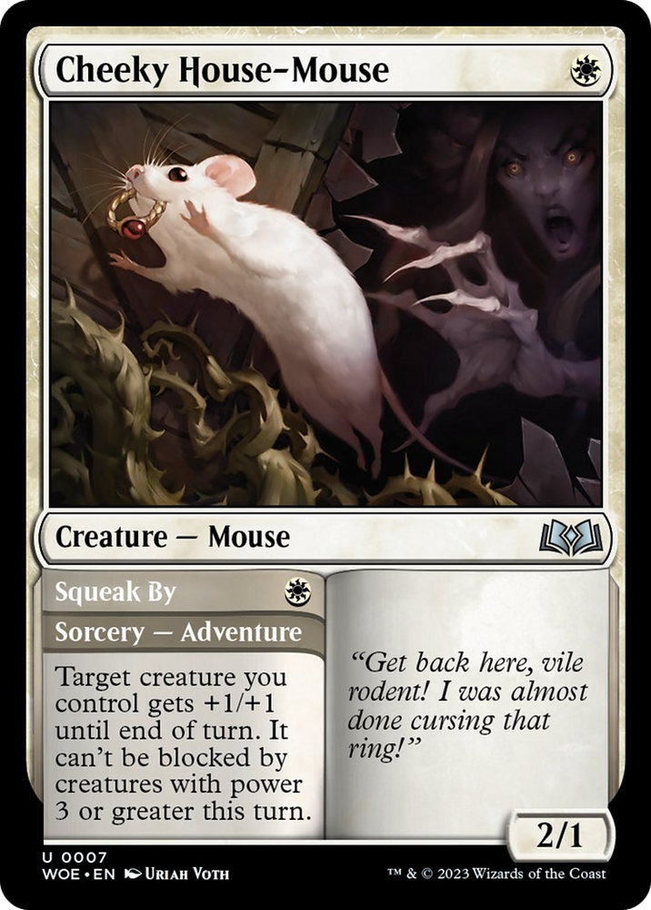 Cheeky House-Mouse [Wilds of Eldraine]