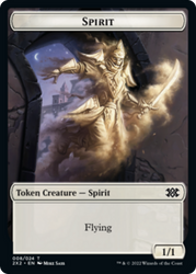Boar // Spirit (008) Double-Sided Token [Double Masters 2022 Tokens]